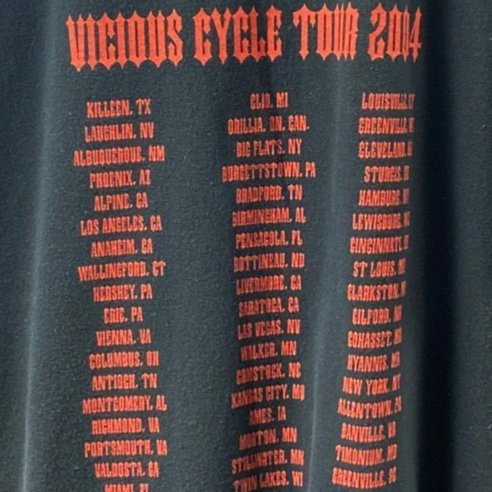 2004 Lynyrd Skynyrd Vicious Cycle Tour Concert Tee - Picture 11 of 14